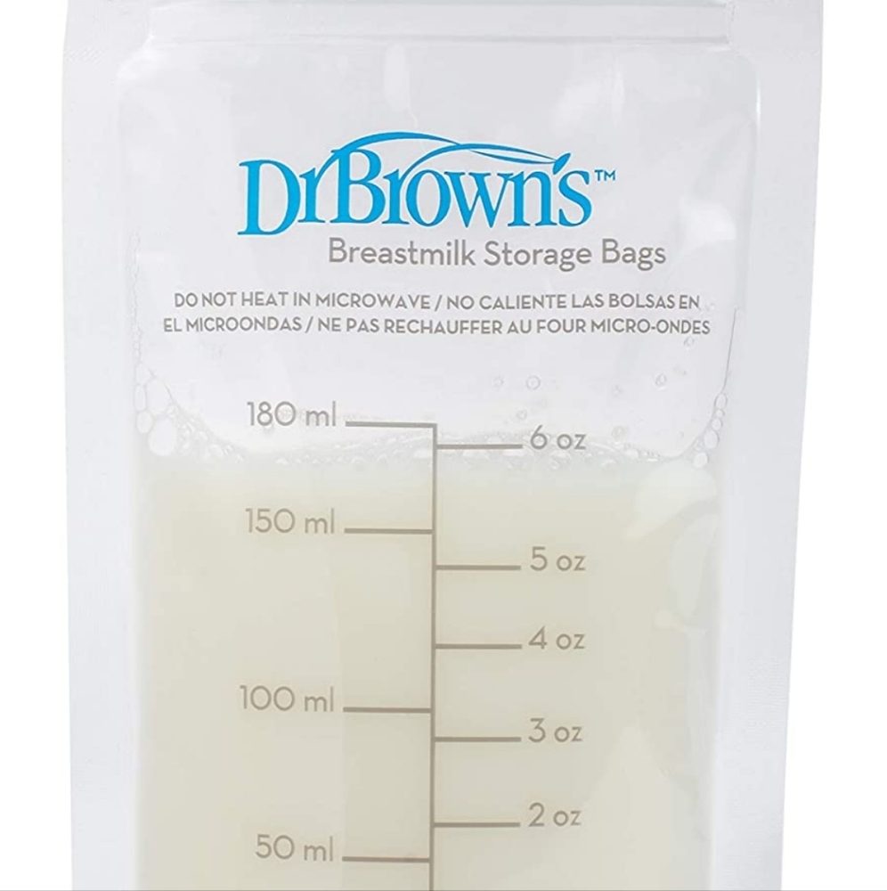 Dr. Brown’s Breast Milk Storage Bags 6oz 100 bags